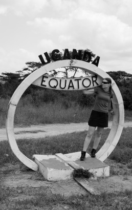 Piritta on the Uganda Equator